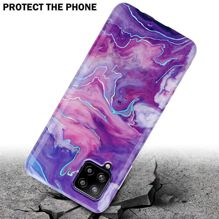 Actual product image Cadorabo IMD TPU Colorful Marble Cover (Samsung Galaxy A42 5G)