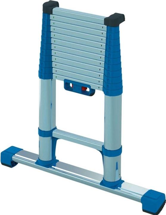 Actual product image Zarges Compactstep L - Teleskop-Leiter 13 Spr. (Telescopic ladder, 380 cm)