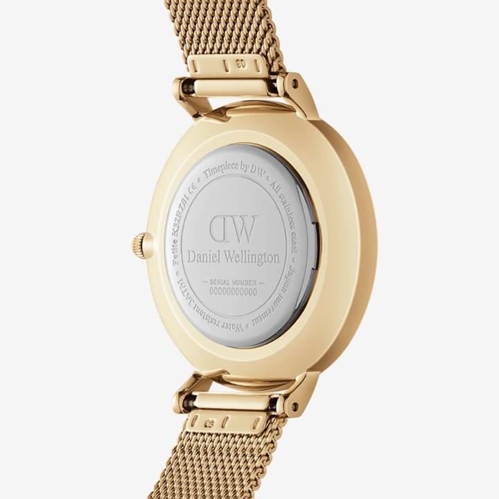 Produktbild Daniel Wellington Classic Petite Lumine Pressed Piano Gold Black (Analoguhr, 28 mm)