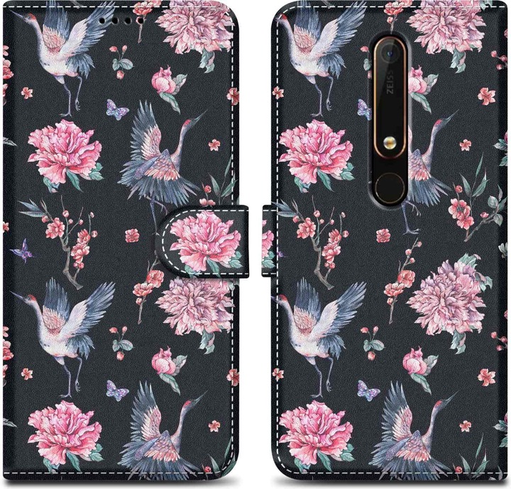 Kranich & Blumen No. 9