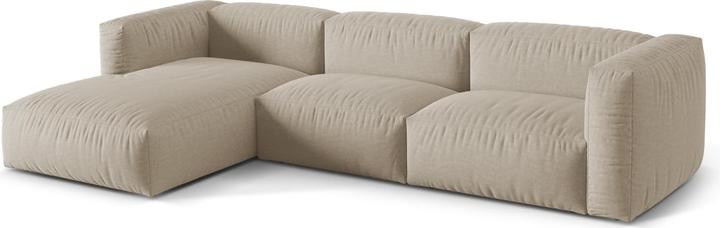 Actual product image Micadoni Modular Left Corner Sofa, "Martina", 3 Seats, 332x176x75 Made in Europe (Corner sofa)