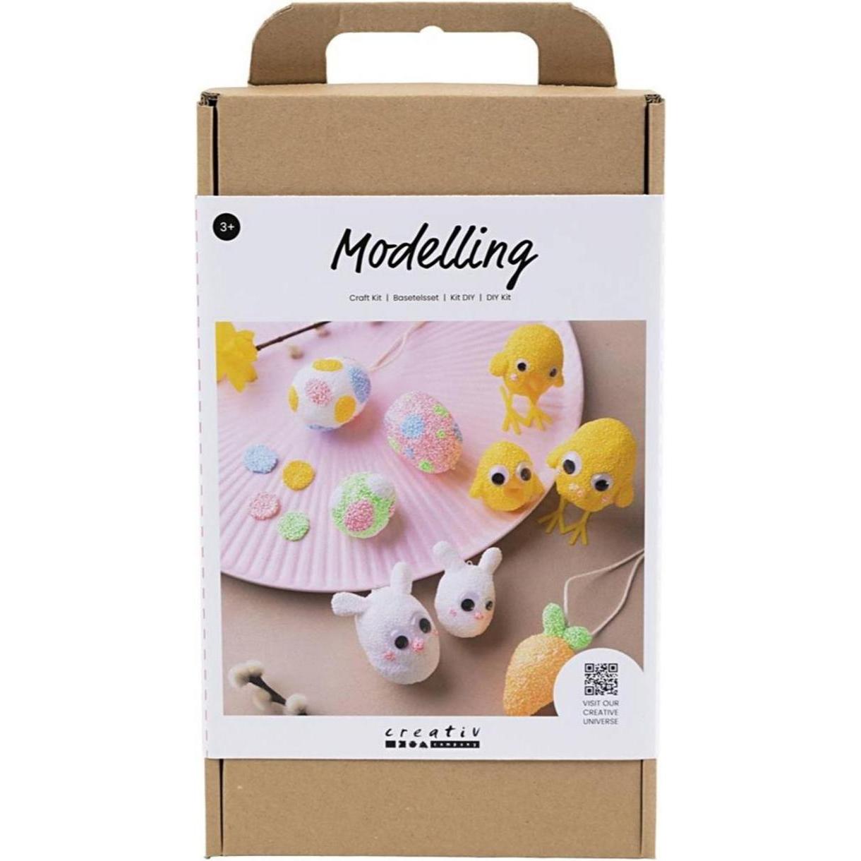 Creativ Company Bastelset Modellieren Osterfiguren