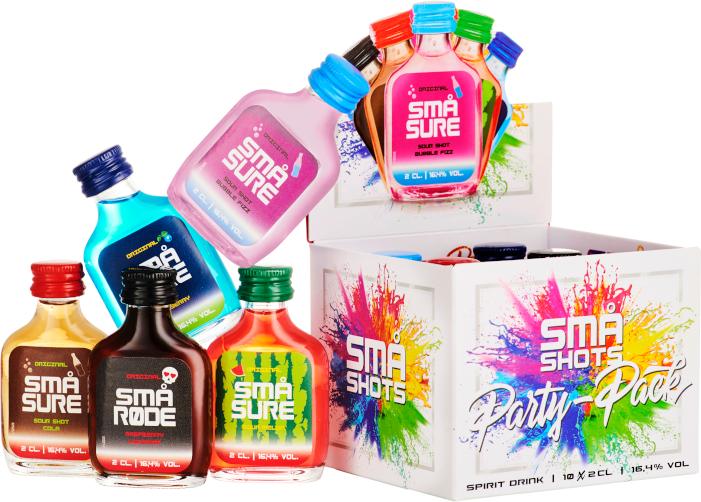 Actual product image Små Sure SMÅ Party Pack 10x2cl