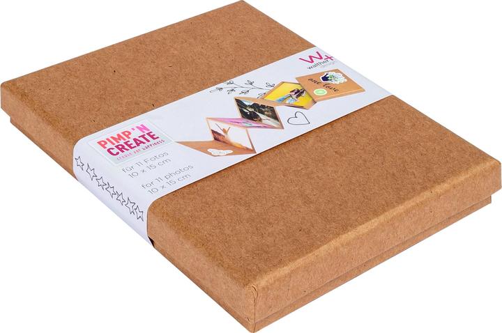 Produktbild Walther Design Leperello-Box 10x15cm braun