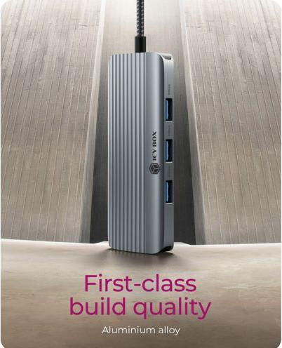 Produktbild Icy Box IB-DK4034a-CPD (USB-C, 6 Ports)