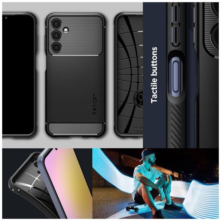 Actual product image Spigen Rugged Armor Hulle compatible (Samsung Galaxy A25 5G)