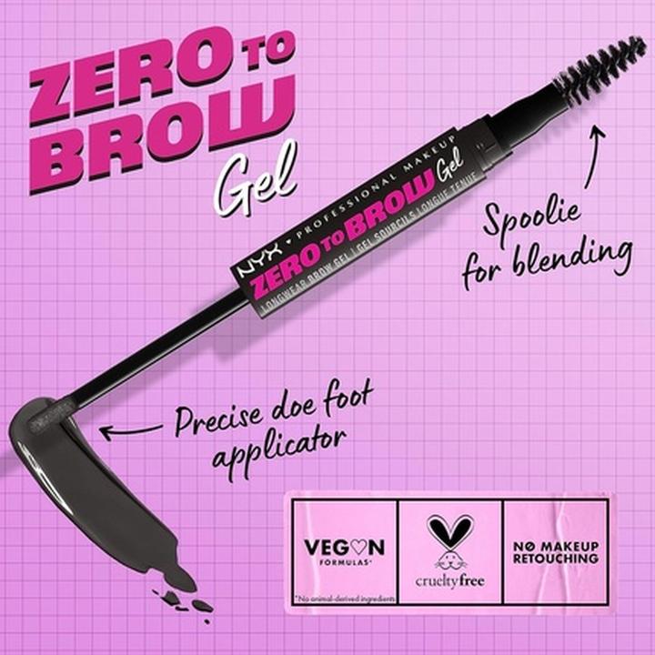 Actual product image NYX Professional Make-Up Zero To Brow (Black)