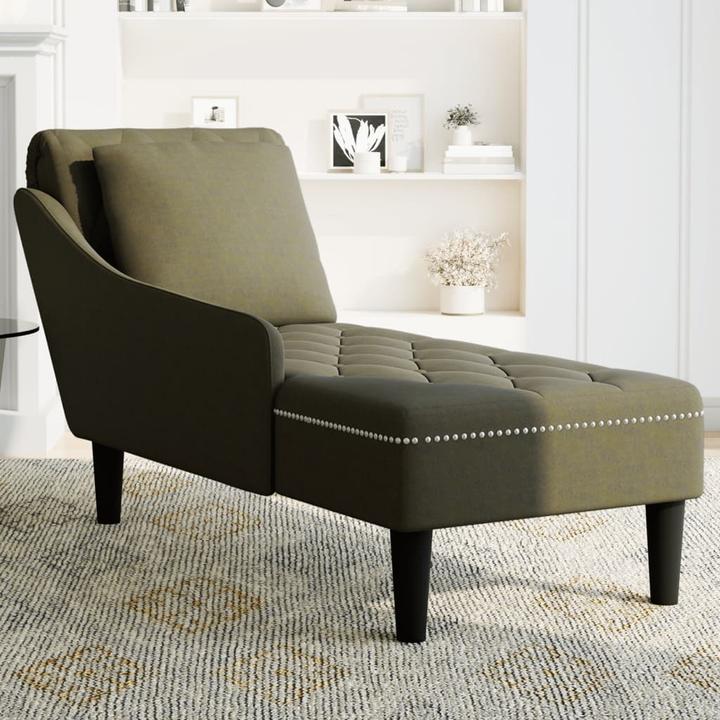 Produktbild VidaXL Chaiselongue Lounge Sofa Recamiere mit Rechter Armlehne Kunstleder
