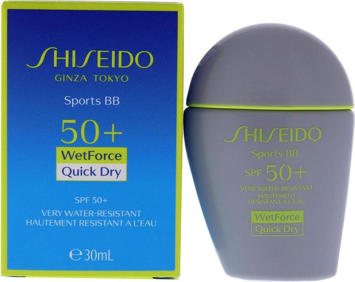 Actual product image Shiseido Sports BB Fluid SPF50+ (Beige, Medium Dark, 30 ml)