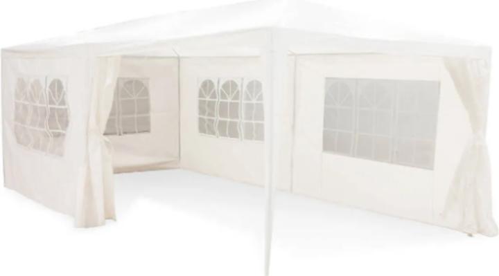 Lifetime Gazebo&sidewalls 2.5x6x3m, wit (600 cm, 300 cm)