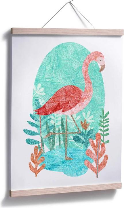 Actual product image Trenddeko Goed Blauw - The Flamingo (120 x 150 cm)