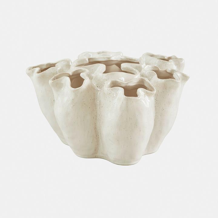 Loberon Vase Rovinia creme (4.30 l)