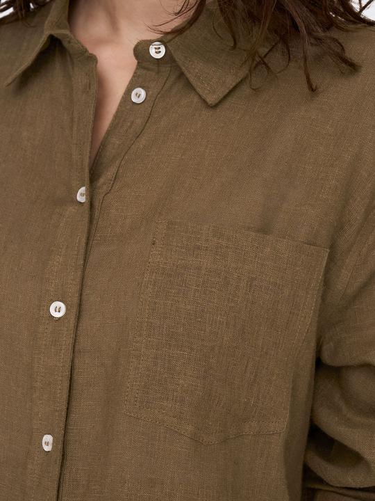 Immagine prodotto Only Camicia a tinta unita in misto lino (S)