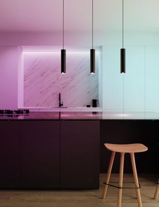 Produktbild EGLO Balamorta-Z Long Table Pendant - Black L78 - RGB + TW - Zigbee, Bluetooth (1500 lm)