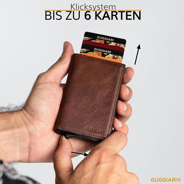 Actual product image Guggiari Kreditkartenetui mit Münzfach