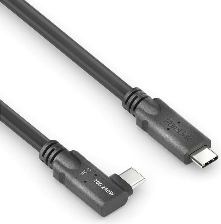 Produktbild PureLink MicroX4 USB4-Kabel USB C - USB C 0.5 m (0.50 m, 240 W)