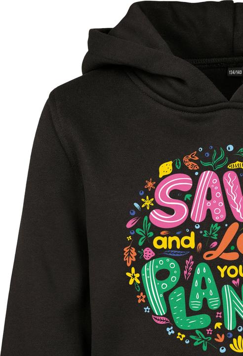 Immagine prodotto Urban Classics Felpa con cappuccio per bambini Save And Love - 15597 (110, 116)