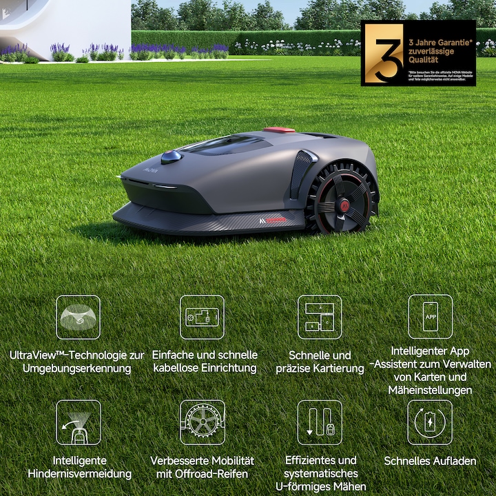 Actual product image Mova 1000 (1000 m², Without boundary wire)