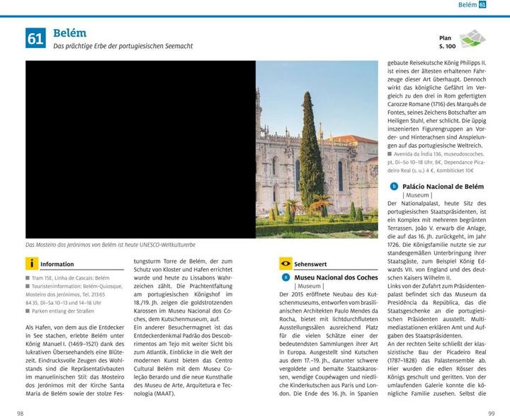 Actual product image Lisbon travel guide (German, Renate Nöldeke, 2020)