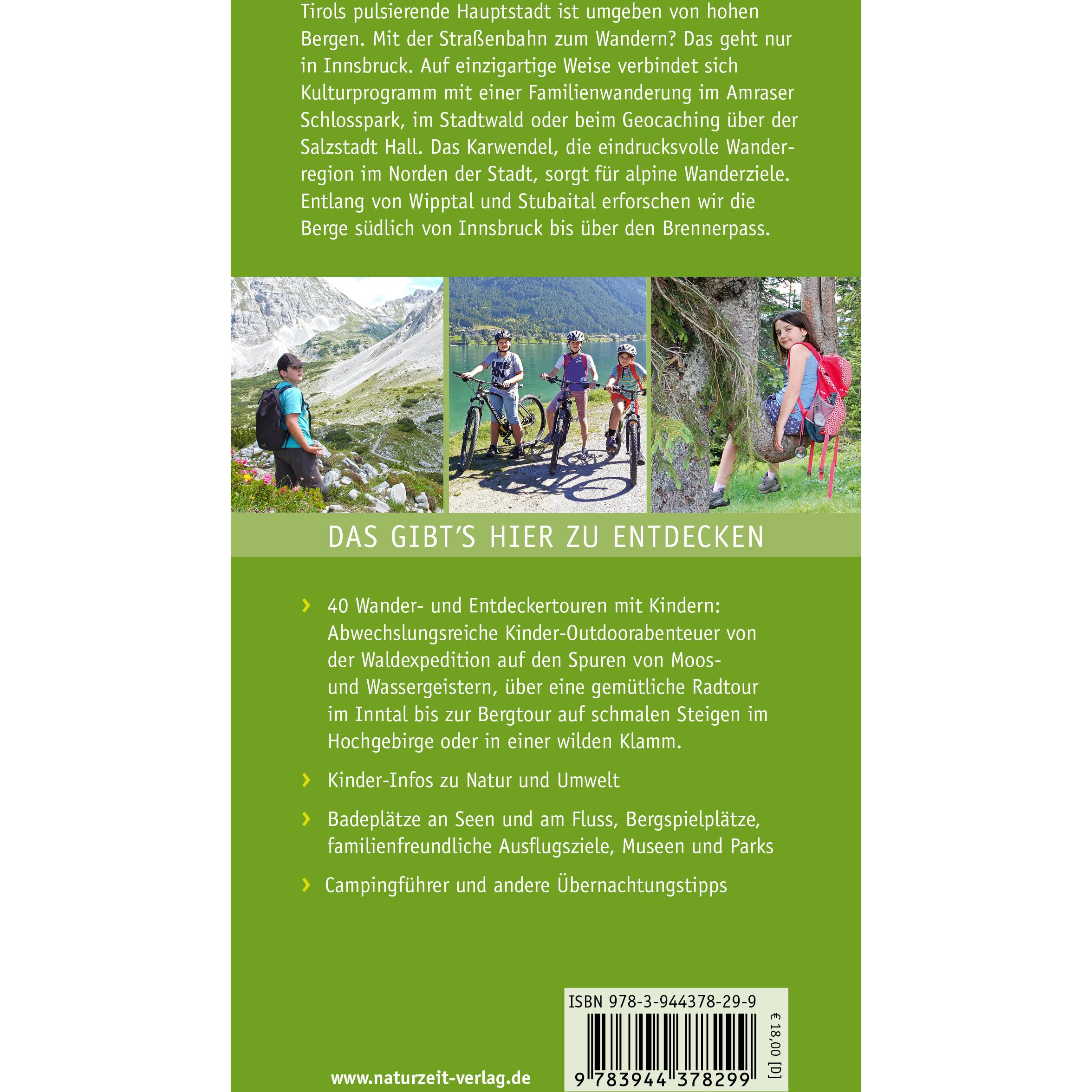 Thumbnail - Naturzeit mit Kindern: Rund um Innsbruck, Ratgeber von Verena Wagner
