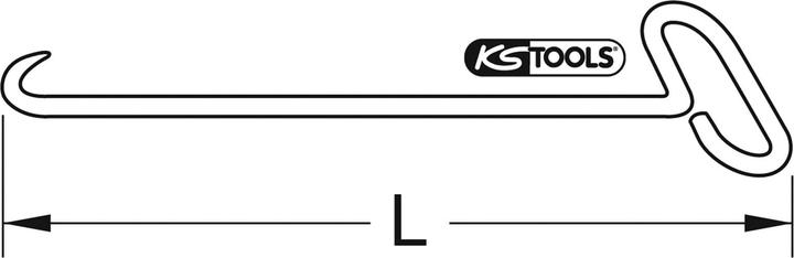 Image du produit KS Tools BRONZEplus Crochet de plaque d'égout