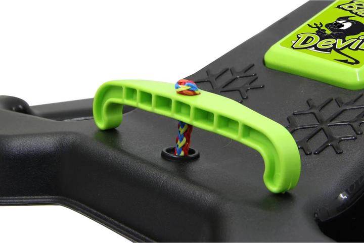 Actual product image Jamara Snow Play Bob Black Devil 84cm black with steering wheel and brake