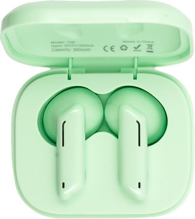 Produktbild Adidas słuchawki Bluetooth 5.1 T36 TWS + stacja dokująca zielony/green (ANC, 5 h, Kabellos)