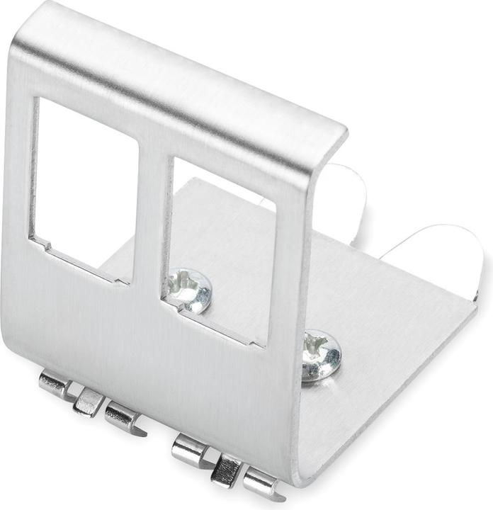 Actual product image EFB Elektronik EFB Keystone module holder for top hat,stainless steel,f. 2xKeystone