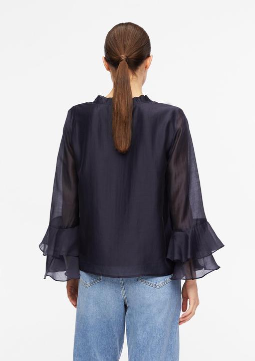 Immagine prodotto Comma Bluse Feminine Lyocell-Voile-Bluse mit Trompetenärmeln (34)