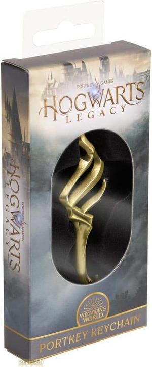 Produktbild Noble Collection Harry Potter Metall Schlüsselanhänger Hogwarts Legacy Portkey 14 cm