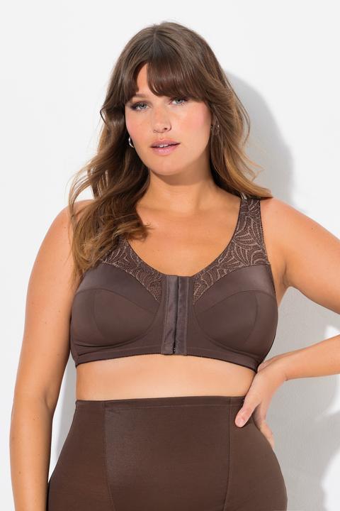 Immagine prodotto Ulla Popken Reggiseno sostenitivo modello Kelly con chiusura anteriore e senza ferretto, coppa C-D (105 F)