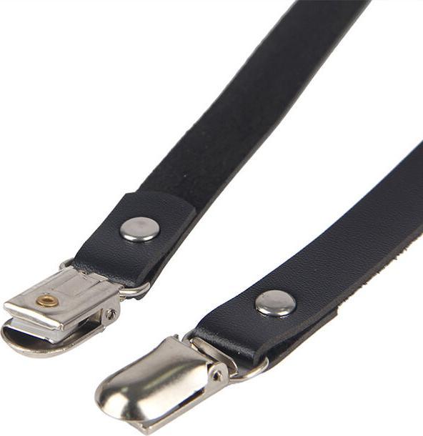 Image du produit Subblime Chaînes De Cuir-Harnais De Jambe Noir Une Taille