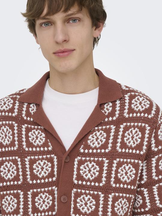 Produktbild Only & Sons ONSBART Strickjacke Gestrickter Rollkragen (S)