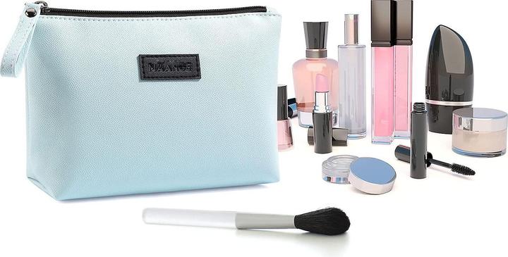 Produktbild Only-Bags.Store Kleine Kosmetiktasche für Handtasche, Reise Kosmetiktasche, Make up Tasche, PU Leder tragbare