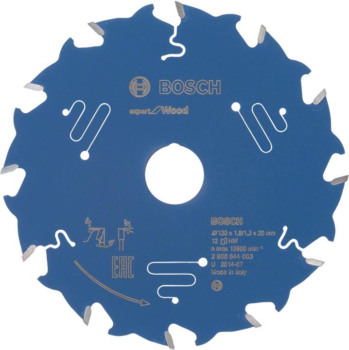 Produktbild Bosch Professional Zubehör Kreissägeblatt Expert for Wood, 120 x 20 x 1,8 mm, 12