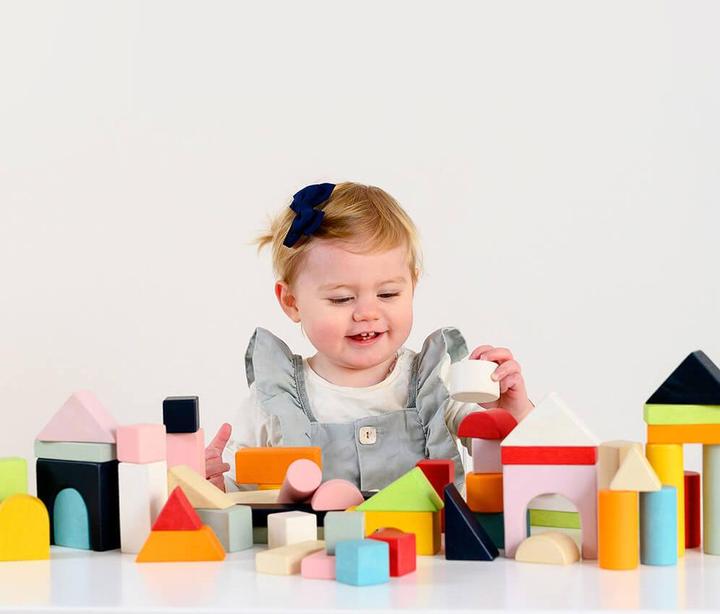 Produktbild Le Toy Van Bauklötze (60 Stück) & Baumwolltasche