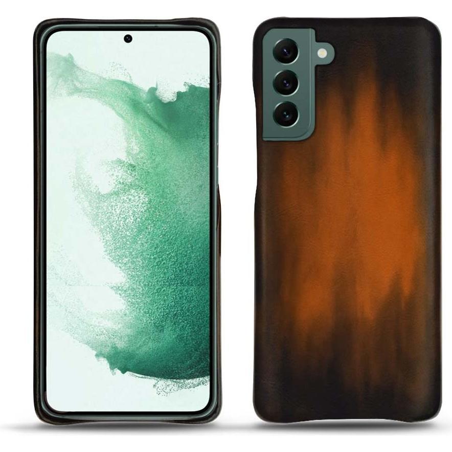 Thumbnail - Noreve Lederschutzhülle (Samsung Galaxy S22+ 5G), Smartphone Hülle, Braun
