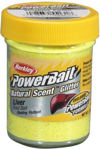 Berkley Powerbait Natural Scent Liver Sunshine Yellow