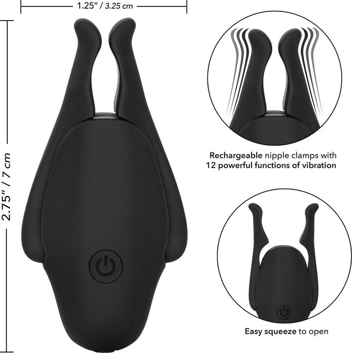 Produktbild CalExotics Nipple Play® Rechargeable Nipplettes® - Black