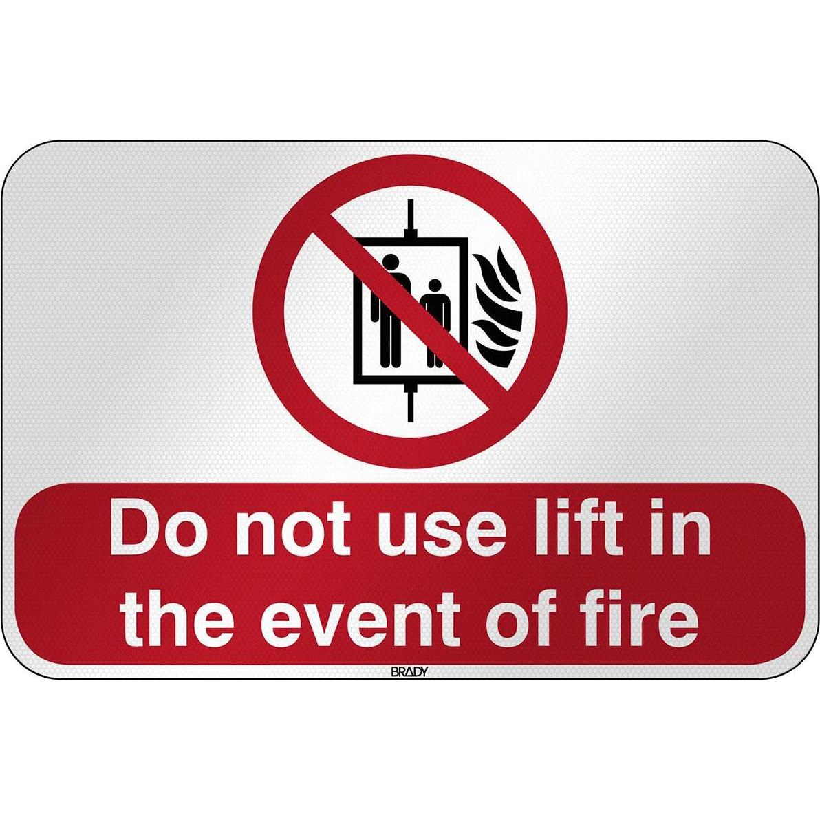 Brady, Sicherheitskennzeichnung, ISO Safety Sign - Do not use