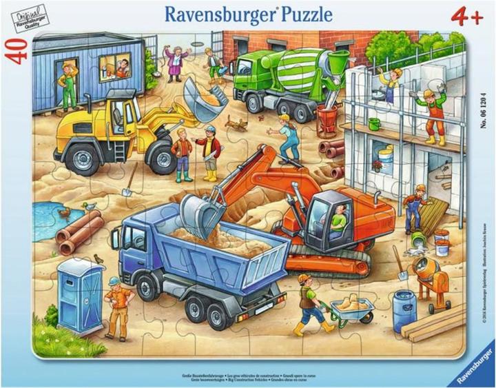 Ravensburger Large construction site vehicles (40 pieces)