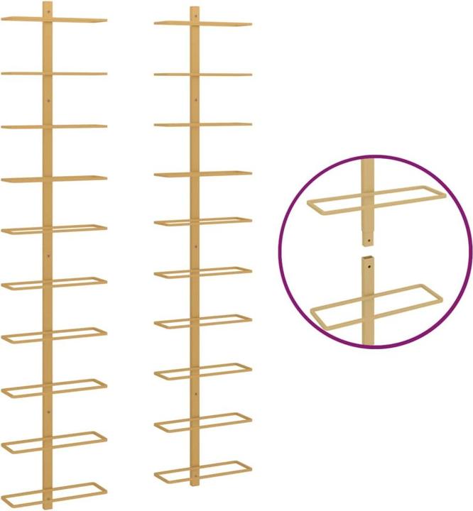 Produktbild vidaXL Emmerich (24 x 9 x 120 cm, 10 Fl.)