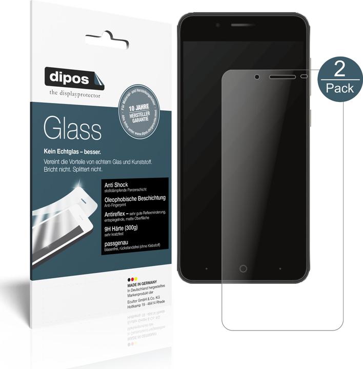 Dipos Displayschutz Anti-Shock (1 Stück, ZTE Blade A610 Plus)