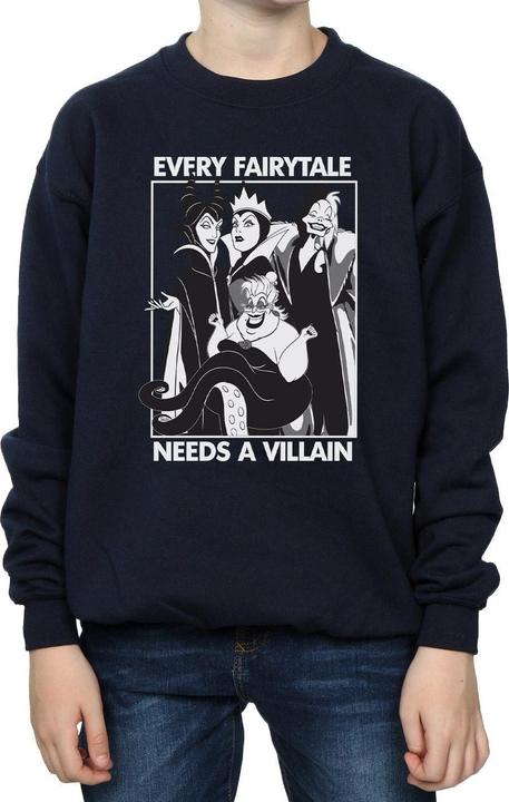Produktbild Disney Every Fairy Tale Needs A Villain Sweatshirt Jungen (140, 146)