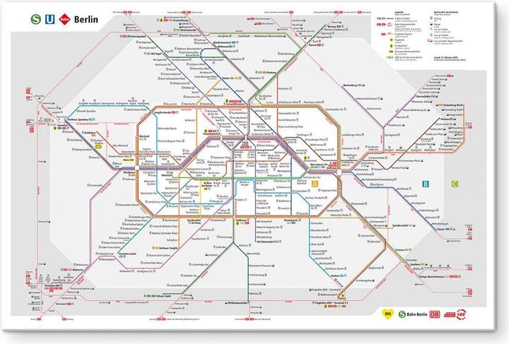 Image du produit BVG Berlin - Plan du réseau de Berlin (60 x 40 cm)
