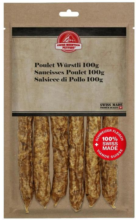 Actual product image Swiss Chewable chicken sausage, 100 g (1 pcs., 100 g)
