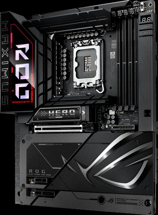 Produktbild ASUS Rog Maximus Z890 Hero Btf (LGA 1851, Intel Z890, ATX)