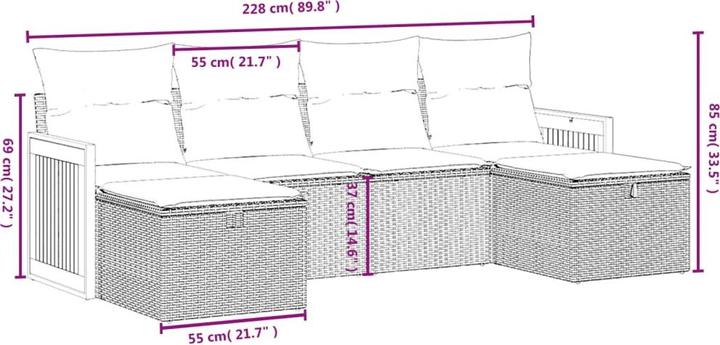 Produktbild vidaXL Harlow