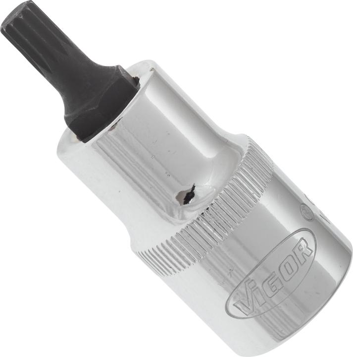 Produktbild Vigor Innenvielzahn Schraubendreher-Einsatz (XZN) ∙ V2095 ∙ Vierkant12,5 mm (1/2 Zoll) ∙ Innen Viel…