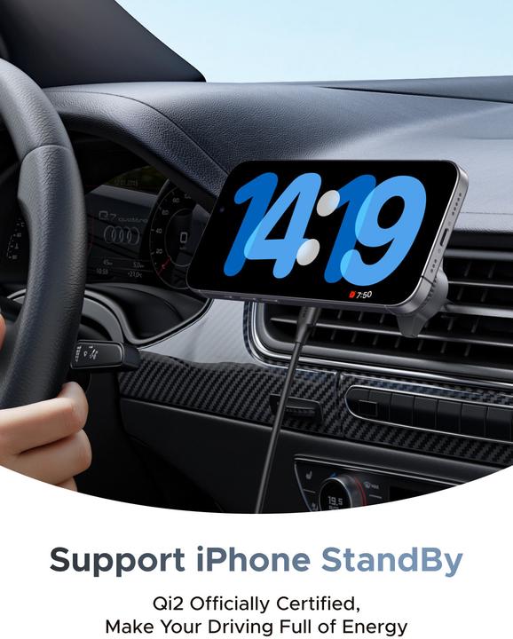 Actual product image Ugreen Magnetic Car Charger